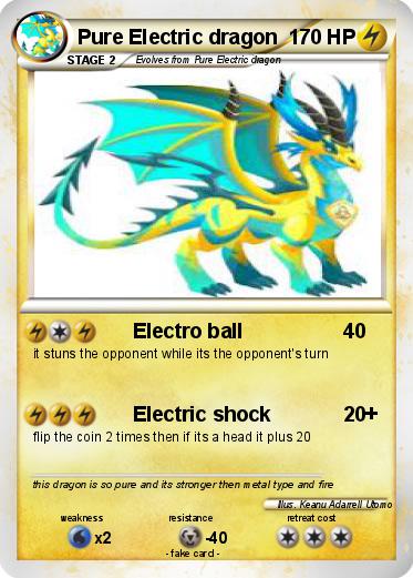 Pokemon Pure Electric dragon