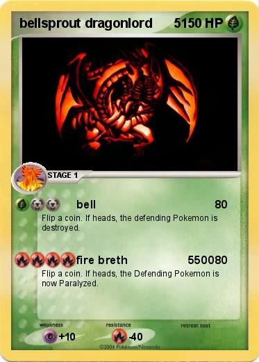 Pokemon bellsprout dragonlord      5