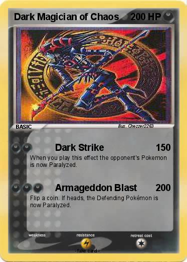Pokemon Dark Magician of Chaos