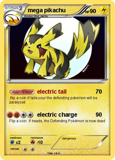 Pokemon mega pikachu