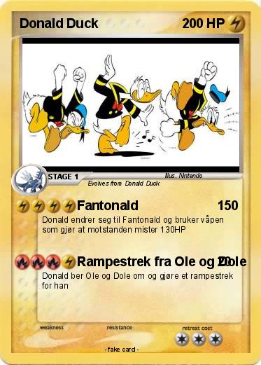Pokemon Donald Duck