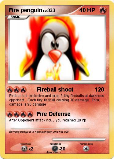 Pokemon Fire penguin