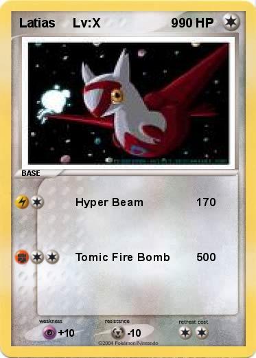 Pokemon Latias     Lv:X                    9
