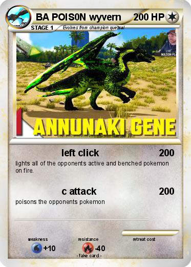 Pokemon BA POIS0N wyvern