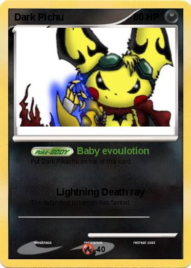 Pokemon Dark Pichu