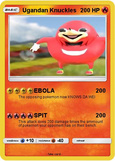 Pokemon Ugandan Knuckles
