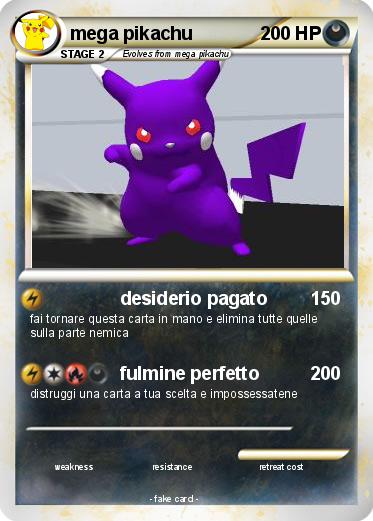 Pokemon mega pikachu