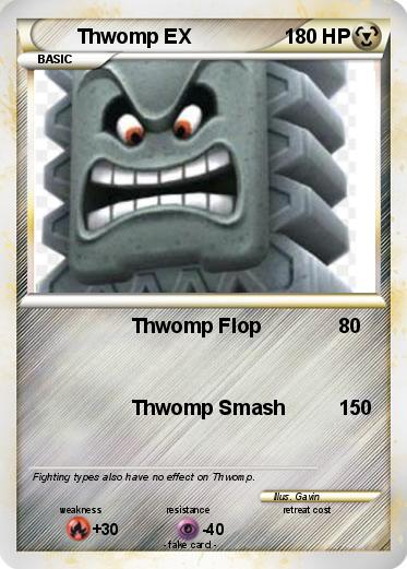 Pokemon Thwomp EX