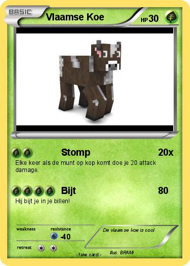 Pokemon Vlaamse Koe