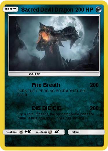 Pokemon Sacred Devil Dragon