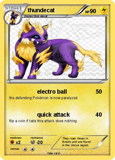Pokemon thundecat