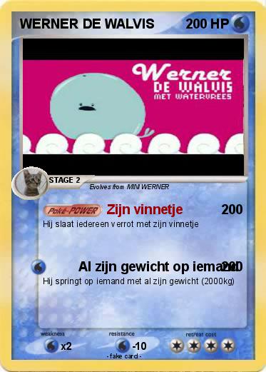 Pokemon WERNER DE WALVIS
