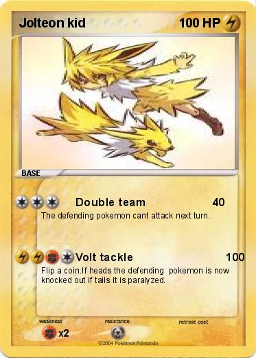 Pokemon Jolteon kid