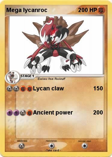 Pokemon Mega lycanroc
