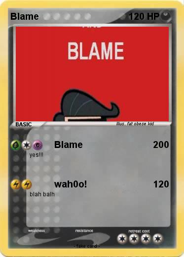 Pokemon Blame