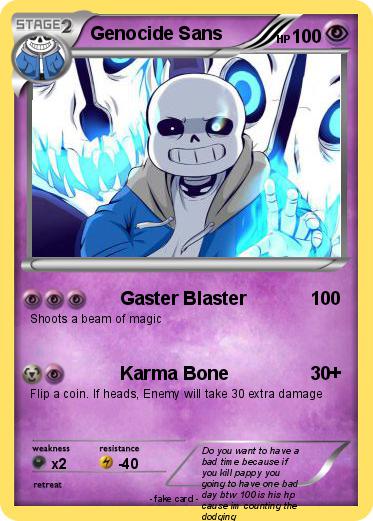 Pokemon Genocide Sans