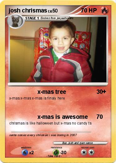 Pokemon josh chrismas