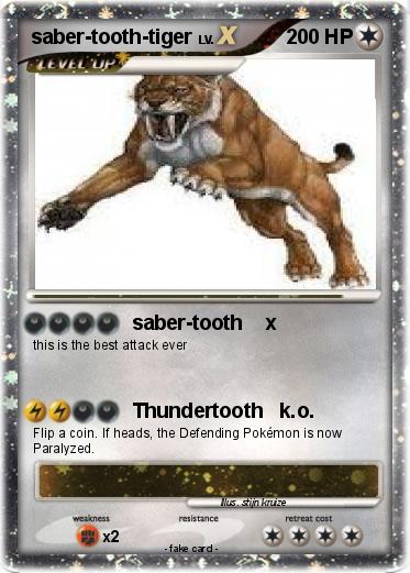 Pokemon saber-tooth-tiger