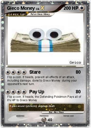 Pokemon Gieco Money