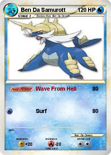 Pokemon Ben Da Samurott