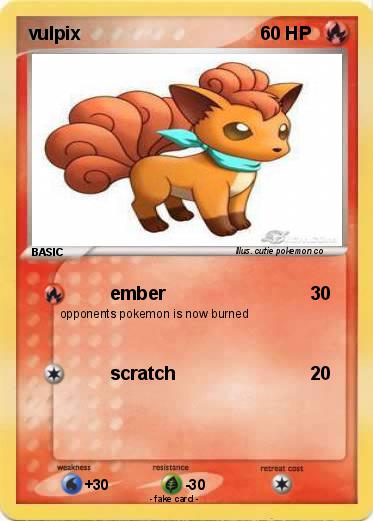 Pokemon vulpix