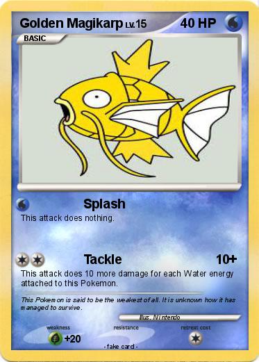 Pokemon Golden Magikarp