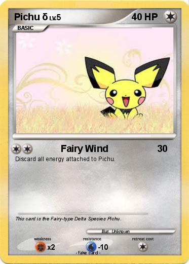 Pokemon Pichu δ