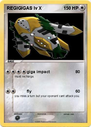 Pokemon REGIGIGAS lv X