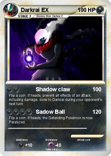 Pokemon Darkrai EX