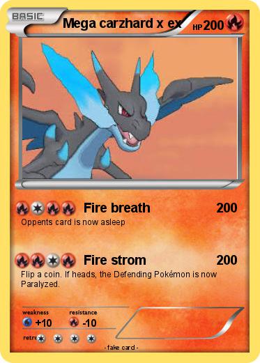 Pokemon Mega carzhard x ex