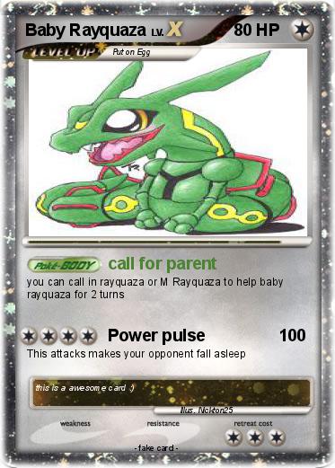 Pokemon Baby Rayquaza