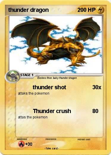 Pokemon thunder dragon
