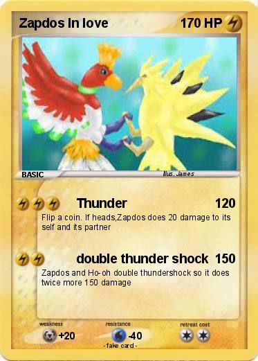 Pokemon Zapdos In love