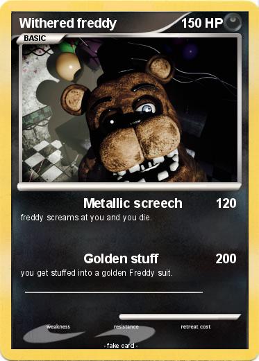 Pokemon Withered freddy