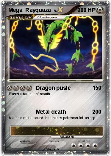 Pokemon Mega  Rayquaza
