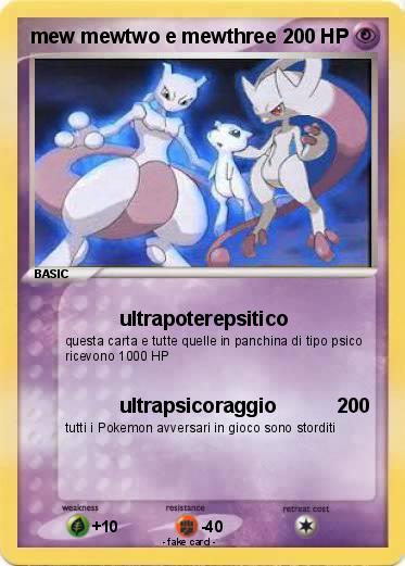 Pokemon mew mewtwo e mewthree