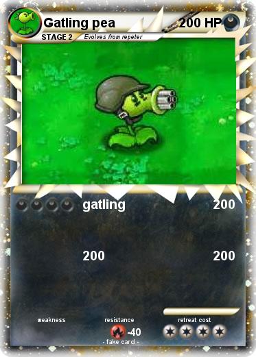 Pokemon Gatling pea