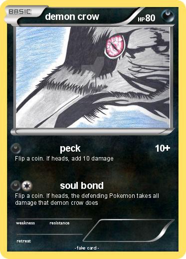 Pokemon demon crow