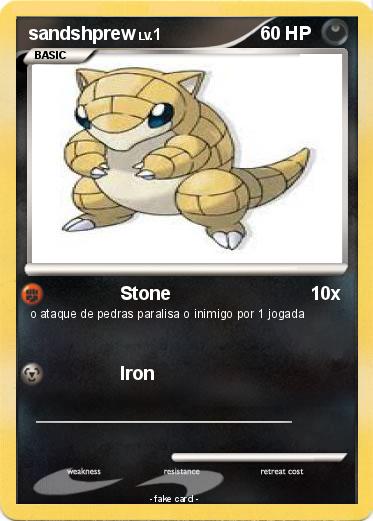 Pokemon sandshprew