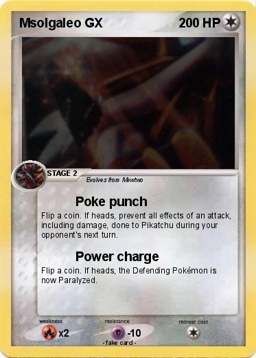 Pokemon Msolgaleo GX