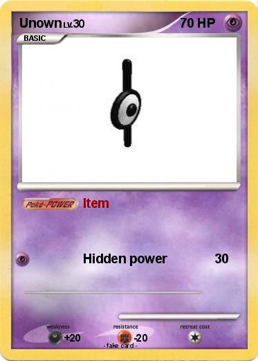 Pokemon Unown