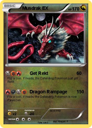 Pokemon Musdrak EX