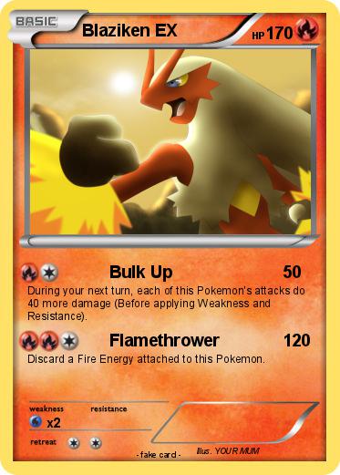 Pokemon Blaziken EX