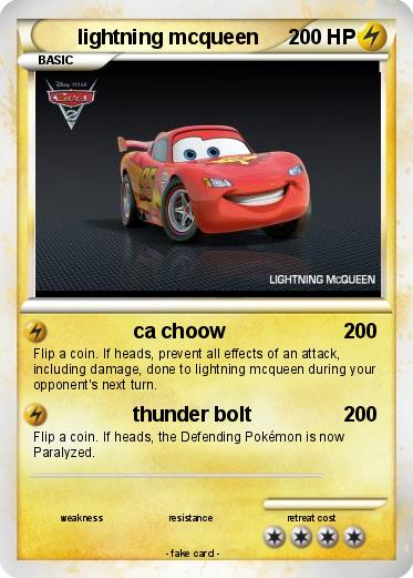 Pokemon lightning mcqueen