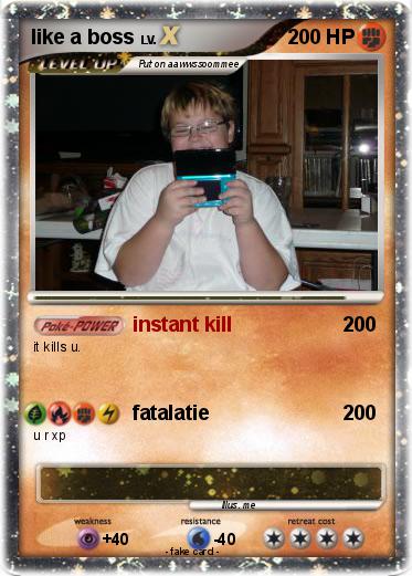 Pokemon like a boss