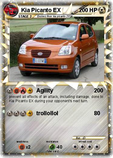 Pokemon Kia Picanto EX