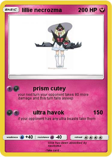 Pokemon lillie necrozma