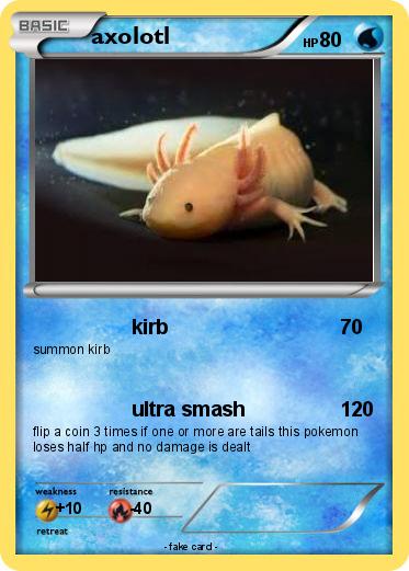Pokemon axolotl