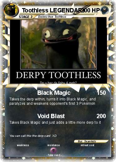 Pokemon Toothless LEGENDARY