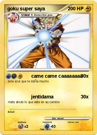 Pokemon goku super saya